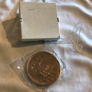 United States Marine Corps 1975 bicentennial 3” bronze medal